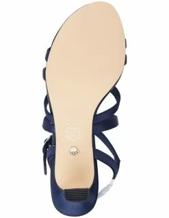 NINA Genaya New Navy Satin Sandal -Deals Shoes Store 641064430 6 720x928