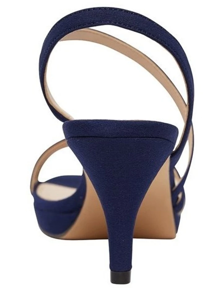 Alan Pinkus Nina NAZIMA Navy Georgette Sandal 4 Alan Pinkus Nina NAZIMA Navy Georgette Sandal - Image 4
