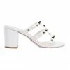 Pink Inc Portugal White Kid Sandal