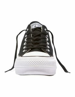Converse Chuck Taylor All Star Lift Black Canvas Low Top Sneaker -Deals Shoes Store 648434260 3 720x928
