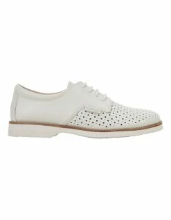 Hush Puppies Danae Ecru Leather Loafer