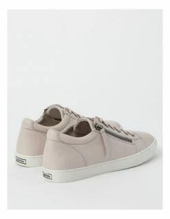 Zazou Zia Beige Leather Zip Up Sneaker -Deals Shoes Store 660666160 6 720x928