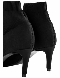 Tony Bianco Gwen Black Sock Knit Boot 10 Tony Bianco Gwen Black Sock Knit Boot -Deals Shoes Store 663270040 4 720x928