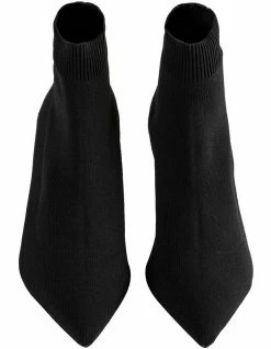 Tony Bianco Gwen Black Sock Knit Boot 13 Tony Bianco Gwen Black Sock Knit Boot -Deals Shoes Store 663270040 7 720x928