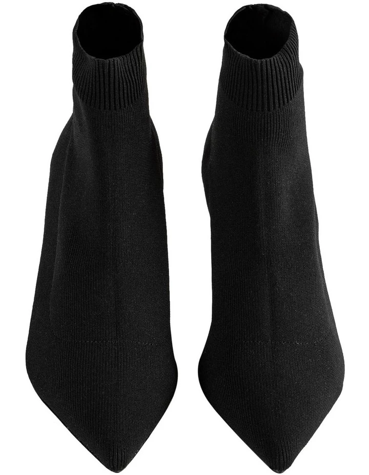 Tony Bianco Gwen Black Sock Knit Boot 7 Tony Bianco Gwen Black Sock Knit Boot - Image 7