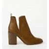 Miss Shop Willow Tan Heeled Ankle Boot