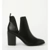 Miss Shop Willow Black Heeled Ankle Boot