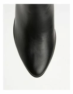 Miss Shop Willow Black Heeled Ankle Boot -Deals Shoes Store 663437800 6 1 720x928