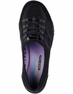 Skechers Breathe Easy - Faithful Black Slip-on Sneaker -Deals Shoes Store 672840370 4 720x928