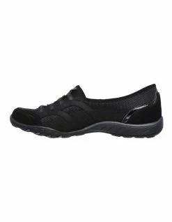 Skechers Breathe Easy - Faithful Black Slip-on Sneaker -Deals Shoes Store 672840370 6 720x928
