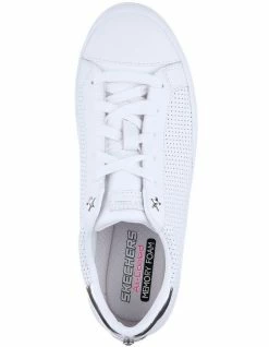 Skechers Hi-Lite Perf-ect White Leather Sneaker -Deals Shoes Store 672843160 4 720x928