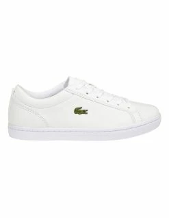 Lacoste Straightset BL I White Leather Sneaker