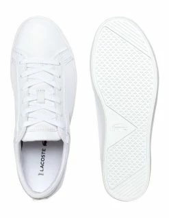 Lacoste Straightset BL I White Leather Sneaker -Deals Shoes Store 673611130 4 720x928