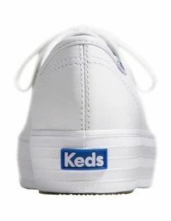 Keds Triple Kick White Leather Flatform Sneaker -Deals Shoes Store 675174880 4 720x928