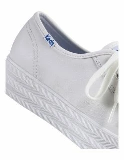 Keds Triple Kick White Leather Flatform Sneaker -Deals Shoes Store 675174880 5 720x928