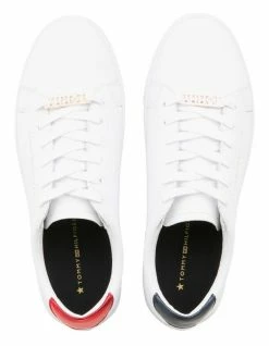 Tommy Hilfiger Essential White Leather Sneaker -Deals Shoes Store 675727480 3 720x928