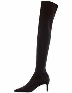 Tony Bianco Gracie Black Sock Knit Boots -Deals Shoes Store 680223520 3 720x928