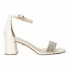 NINA Elenora Ivory Satin Sandal