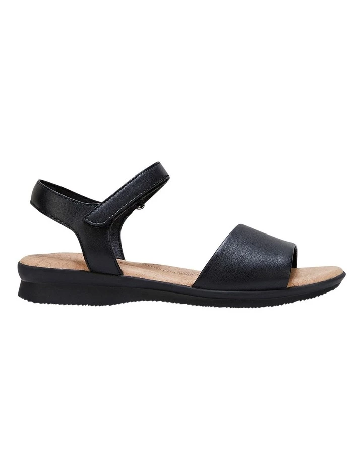 Hush Puppies Nigella PL Black Sandal 1 Hush Puppies Nigella PL Black Sandal
