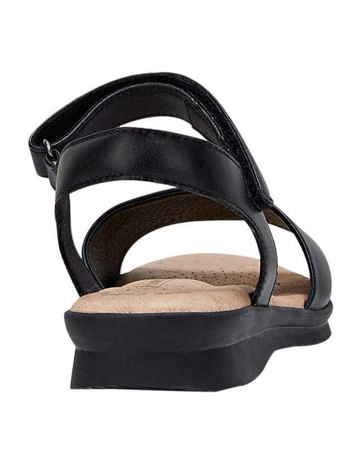 Hush Puppies Nigella PL Black Sandal 2 Hush Puppies Nigella PL Black Sandal - Image 2