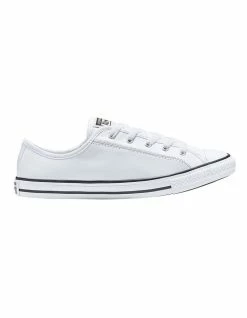 Converse Chuck Taylor All Star Dainty White Leather Low Top Sneaker