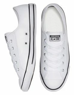 Converse Chuck Taylor All Star Dainty White Leather Low Top Sneaker -Deals Shoes Store 692527060 6 720x928