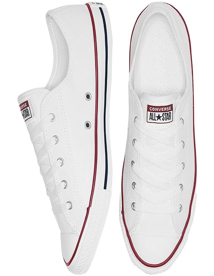 Converse Chuck Taylor All Star Dainty White Low Top Sneaker 4 Converse Chuck Taylor All Star Dainty White Low Top Sneaker - Image 4
