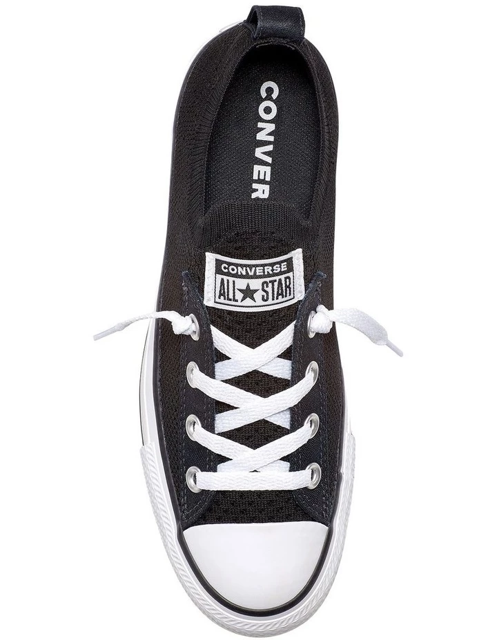 Converse Chuck Taylor All Star Shoreline Knit Black Low Top Slip On Sneaker 5 Converse Chuck Taylor All Star Shoreline Knit Black Low Top Slip On Sneaker - Image 5