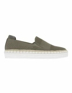 Verali Queen Khaki Slip on Sneaker