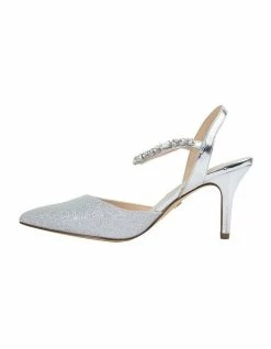 Alan Pinkus Tonya Silver Baby Glitter Pump -Deals Shoes Store 698003740 4 720x928