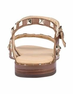Siren Bingo Tan Nappa Leather Studded Sandal -Deals Shoes Store 702843670 3 1 720x928