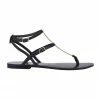Siren Serra II Black Leather Sandal