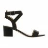 Verali Ezra Black Block Heel Sandal