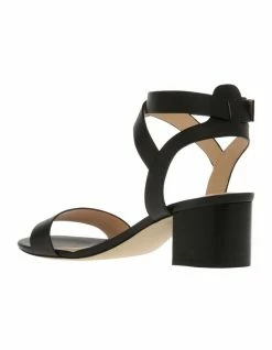 Verali Ezra Black Block Heel Sandal -Deals Shoes Store 705366640 2 720x928