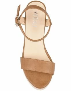 Verali Amaya Tan Wedge Sandal -Deals Shoes Store 705366820 5 720x928