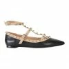 Pink Inc Inez Black Kid/Nude Flat Shoes