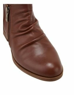 Hush Puppies Chalet Acorn Tan Ankle Boot -Deals Shoes Store 729064540 4 720x928