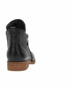 Hush Puppies Chalet Black Ankle Boot -Deals Shoes Store 729064630 2 720x928
