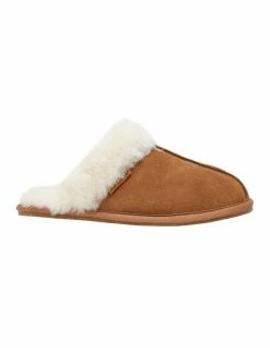 Hush Puppies Cushy Chesnut Suede Slipper -Deals Shoes Store 729064810 5 720x928