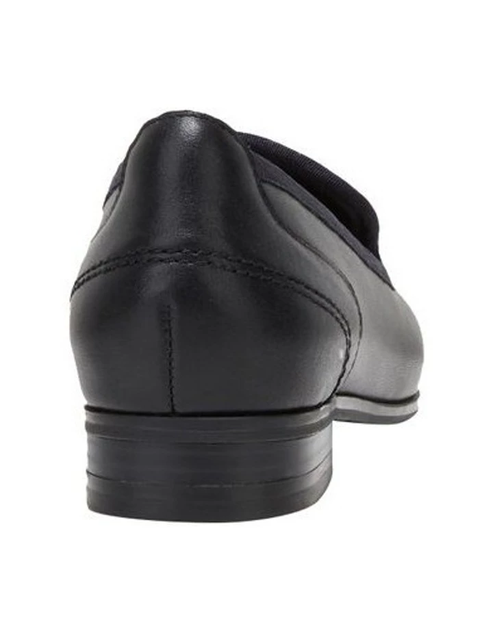 Hush Puppies The Albert Black Leather Flats 2 Hush Puppies The Albert Black Leather Flats - Image 2
