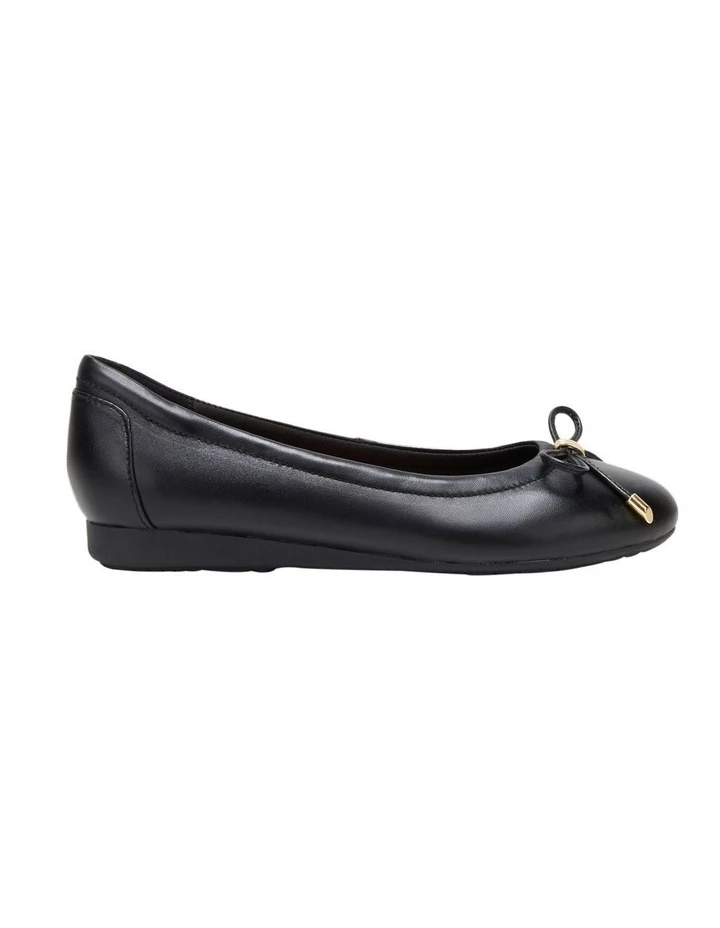 Hush Puppies The Ballet Black Leather Flats 1 Hush Puppies The Ballet Black Leather Flats