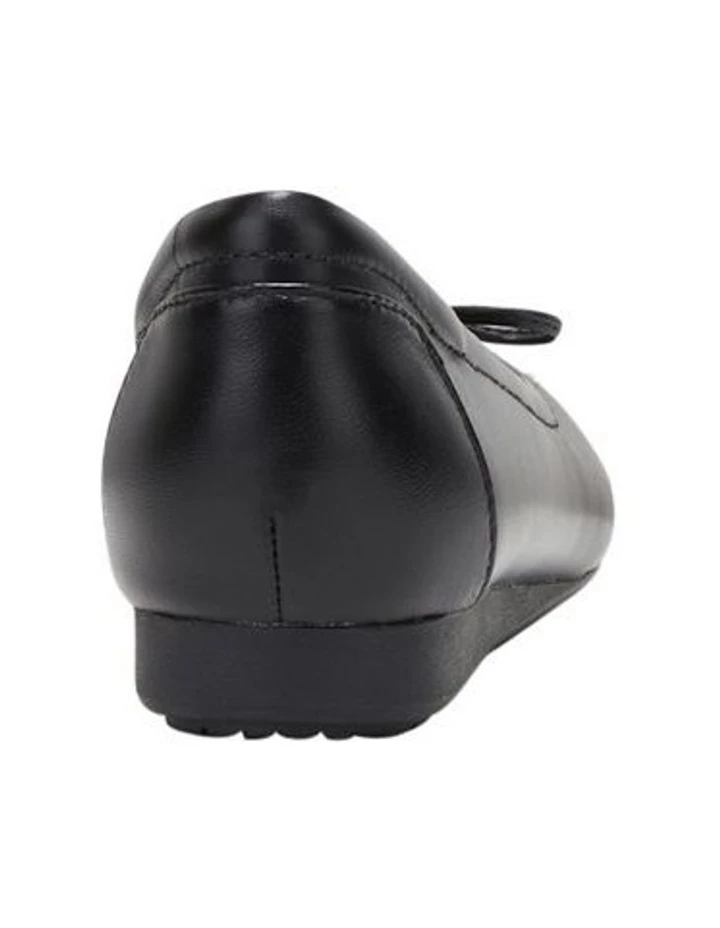 Hush Puppies The Ballet Black Leather Flats 2 Hush Puppies The Ballet Black Leather Flats - Image 2