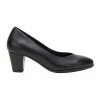 Hush Puppies The Point Black Leather Heeled Shoes