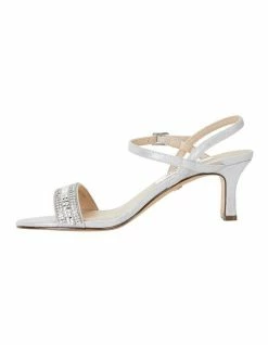 NINA Noela True Silver Ref Suedette Sandal -Deals Shoes Store 735445180 3 720x928