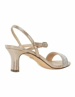 NINA Noela Taupe Reflective Suede Sandal -Deals Shoes Store 735445360 4 720x928