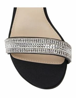 NINA Noela Black Satin Sandal 10 NINA Noela Black Satin Sandal -Deals Shoes Store 735445540 5 720x928