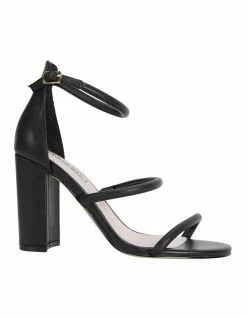 Pink Inc Demand Black Kid Sandal