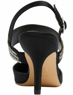 NINA Treena Black Luster Satin Pump -Deals Shoes Store 740174500 5 720x928