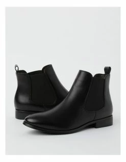 Miss Shop Blake Black Ankle Boot -Deals Shoes Store 752986990 5 720x928