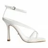 Tony Bianco Faythe White Kid Heels